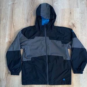 Columbia kids hooded raincoat 10/12